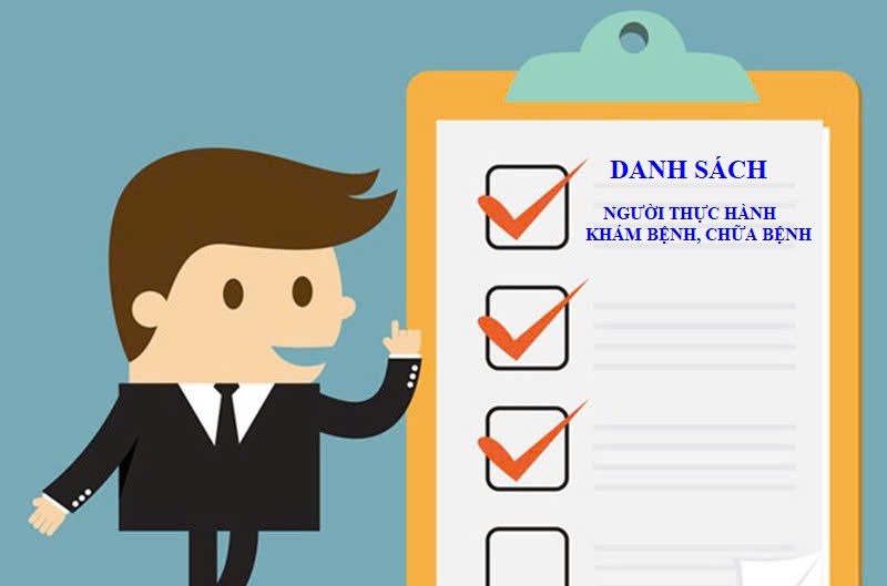 DANH SÁCH NGƯỜI THỰC HÀNH KHÁM BỆNH, CHỮA BỆNH 